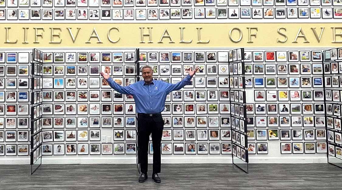 LifeVac Hall of Saves with Founder Arthur Lih